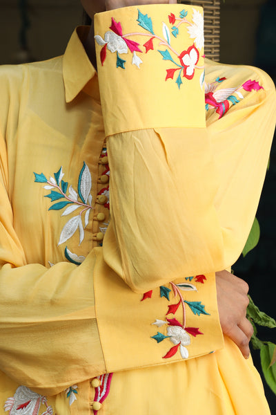 Yellow Parsi Shirt