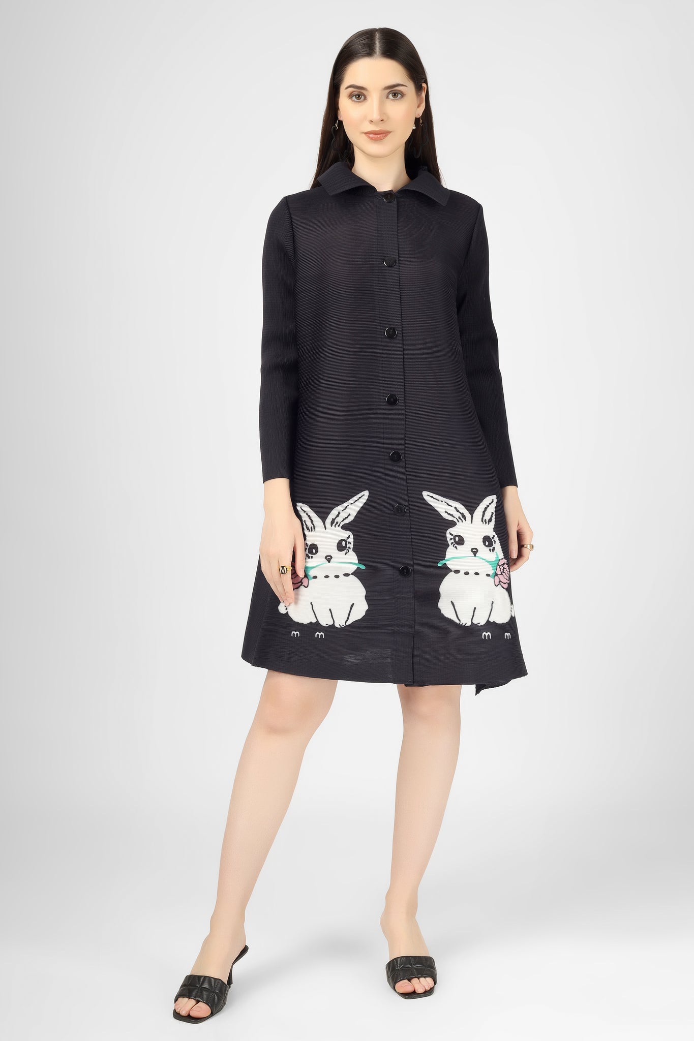 Black rabbit dress