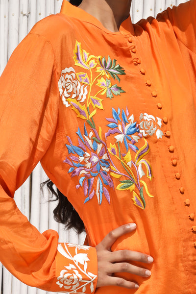 Orange Parsi Shirt