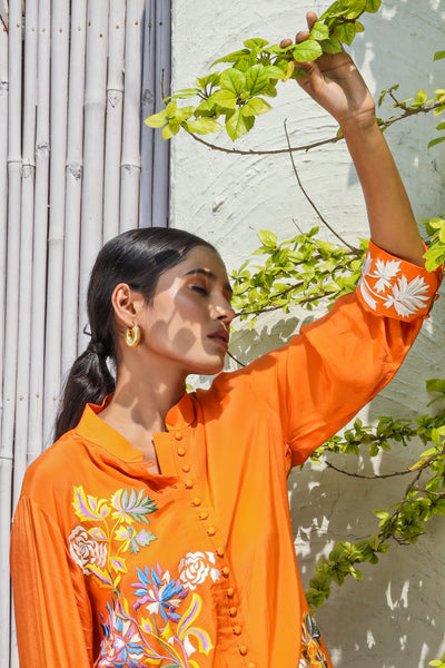 Orange Parsi Shirt